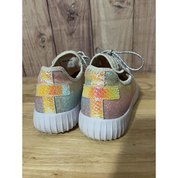 Roxy Rose Women's Fashion Walk Sneaker Size 8.5 Rainbow Glitter - Picture 6 of 10
